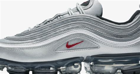 nike air vapormax 97 herren silber|Nike Air Vapormax 97 'Metallic Silver & Varsity Red' .